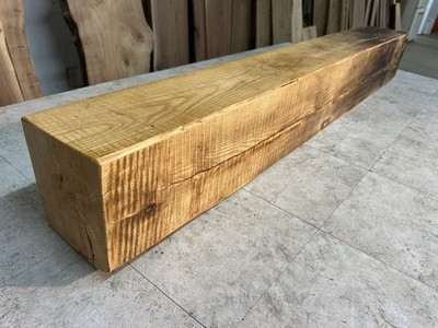 64.5 Inch Long Reclaimed Barn Wood Beam - Fireplace Mantel Beam - Part #X-274