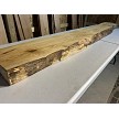 Solid ash live edge fireplace mantel R-274 ready to ship 