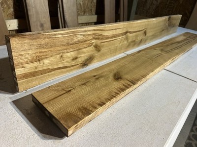 55 inch reclaimed kiln dried sassafras wood shelves T-274 