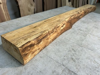 84 inch live edge ash fireplace mantel kiln dried solid wood beam 