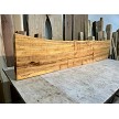 Live edge maple fireplace mantel showing natural grain and figure G-275 