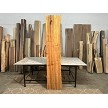 Solid maple live edge fireplace mantel G-275 ready to ship 