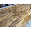 102" kiln dried solid maple live edge table full length view 